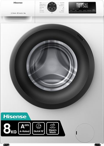 8KG 1400 Spin Washing Machine White